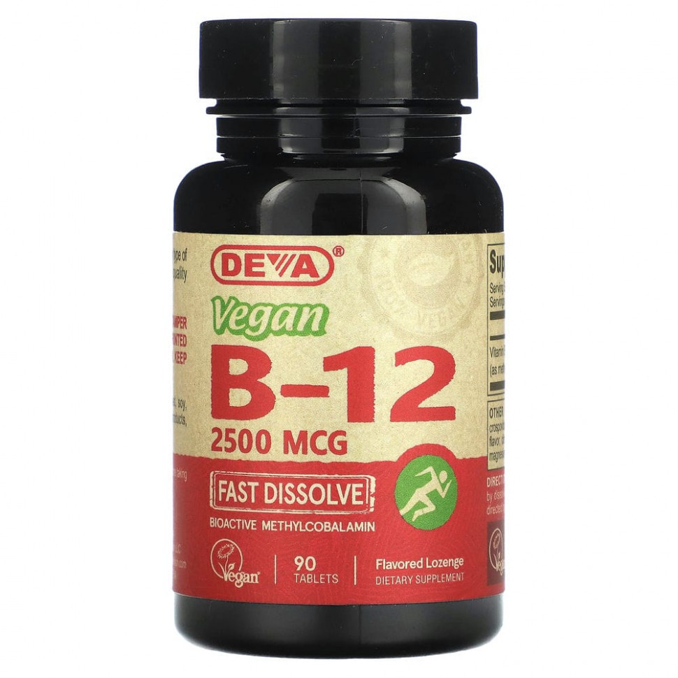 Deva, Vegan B12, 2500 , 90     , -, 