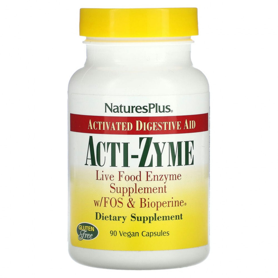 NaturesPlus, Acti-Zyme,    , 90      , -, 