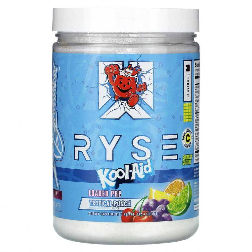 Ryse Supps, Loaded Pre, Kool-Aid,  , 372  (13,1 )    , -, 