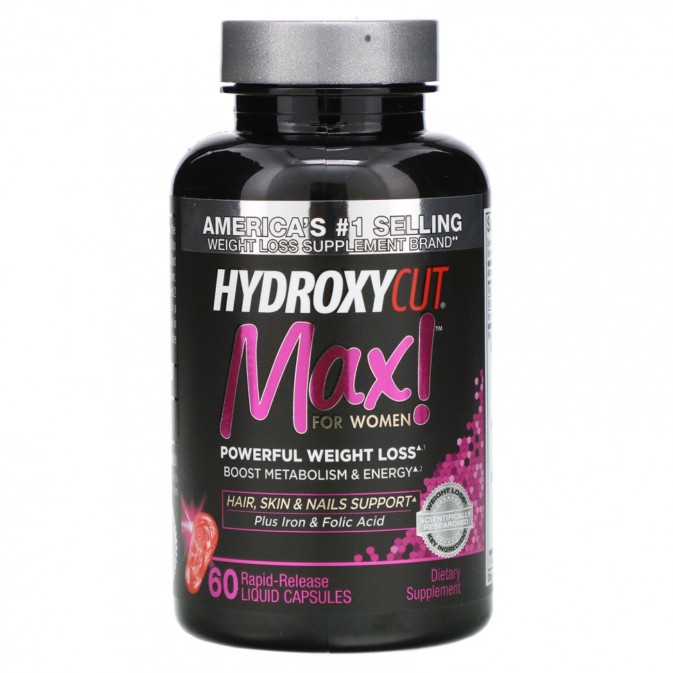 Hydroxycut, Max!  , 60        , -, 