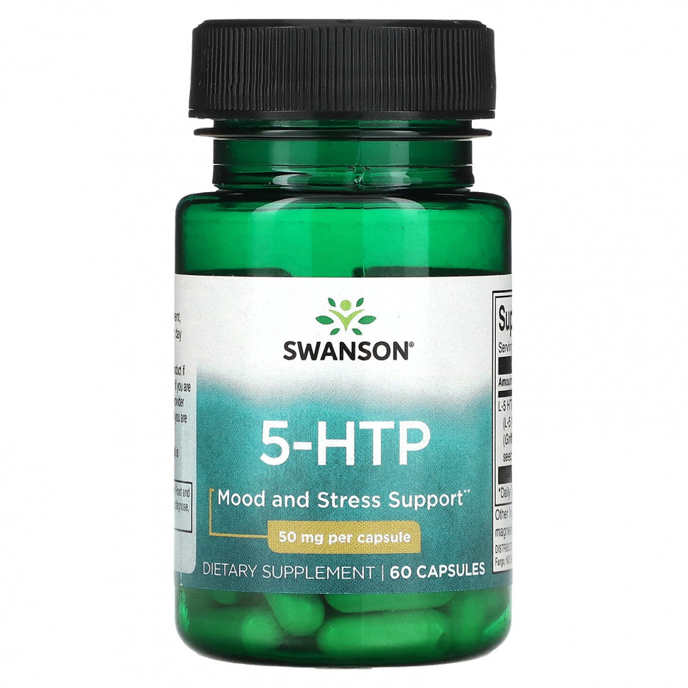 Swanson, 5-HTP, 50 , 60     , -, 