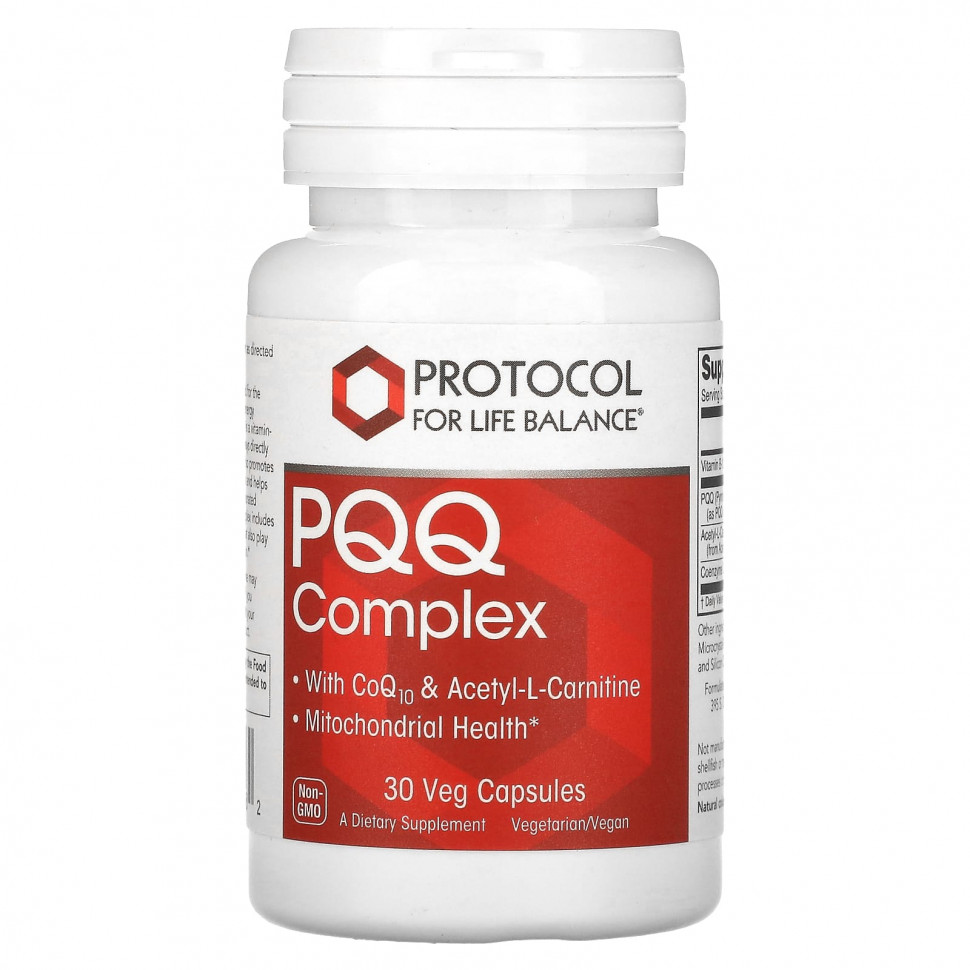 Protocol for Life Balance, PQQ Complex, 30      , -, 