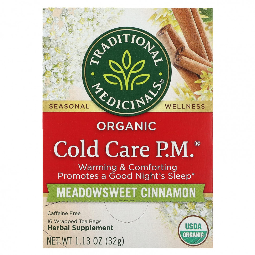 Traditional Medicinals, Organic Cold Care PM, , ,  , 16    , 32  (1,13 )     , -, 