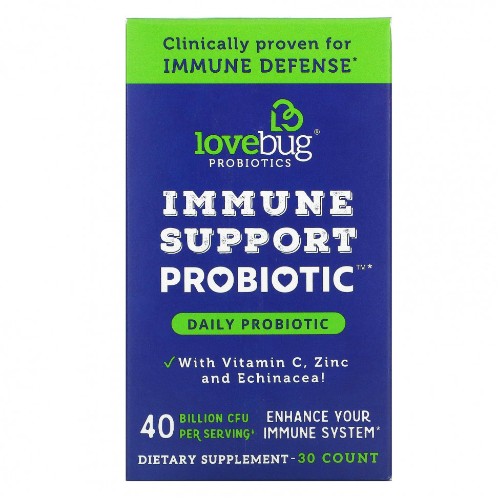  LoveBug Probiotics,    ,   , 40 . , 30   Iherb ()