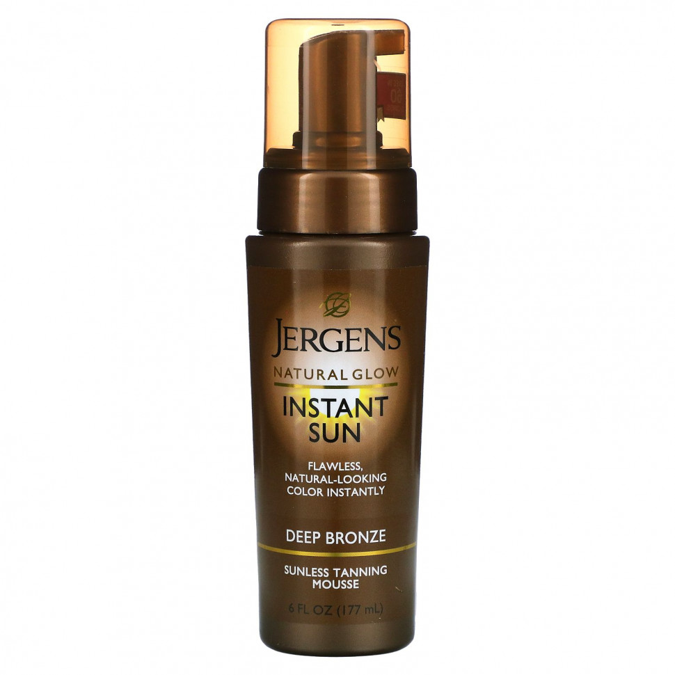 Jergens,    Natural Glow, Instant Sun,  Deep Bronze, 177     , -, 