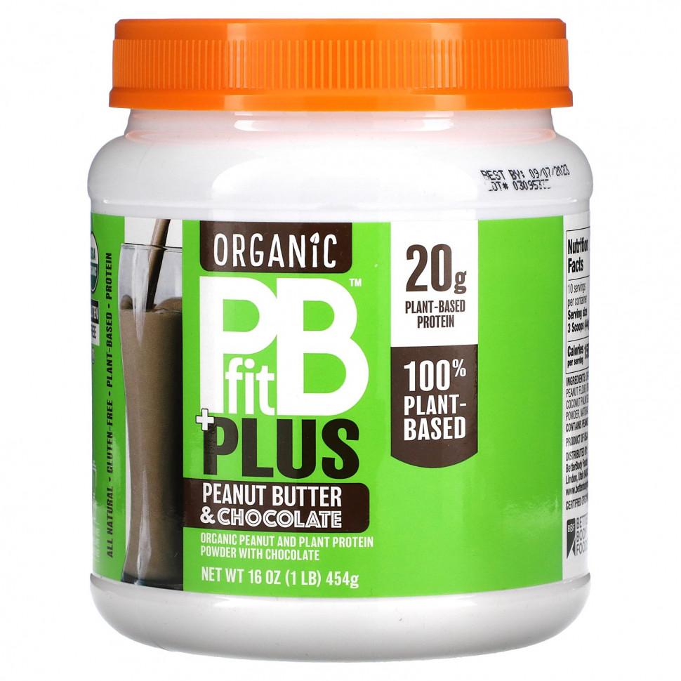 PBfit, Organic PB Fit Plus,    , 454  (1 )    , -, 