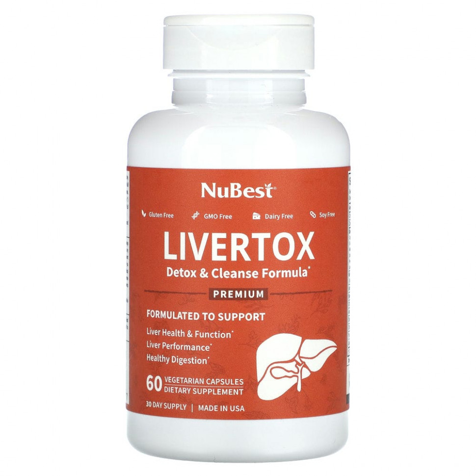 NuBest, Livertox, 60      , -, 