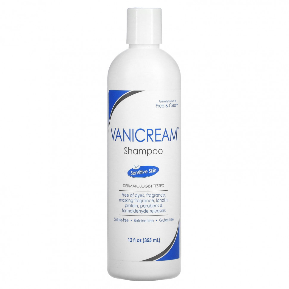 Vanicream, Shampoo For Sensitive Skin, 12 fl oz (355 ml)    , -, 