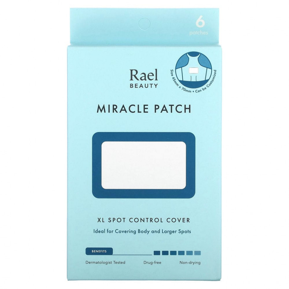 Rael, Inc., Beauty, Miracle Patch,     , XL, 6     , -, 