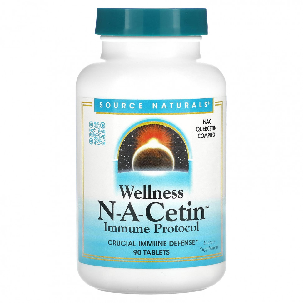 Source Naturals, Wellness NA-Cetin`` 90     , -, 