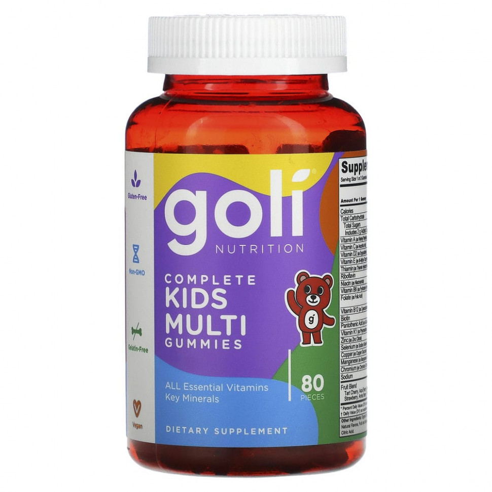 Goli Nutrition, Complete Kids Multi, 80 Pieces    , -, 