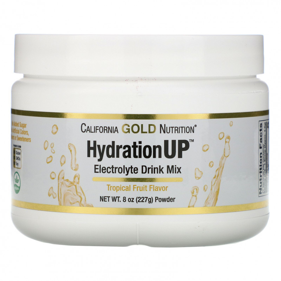 ���������� California Gold Nutrition, HydrationUP, ������� ��� ������������� ������������������ �������, ����������� ������, 227 � (8 �����)  Iherb (������)