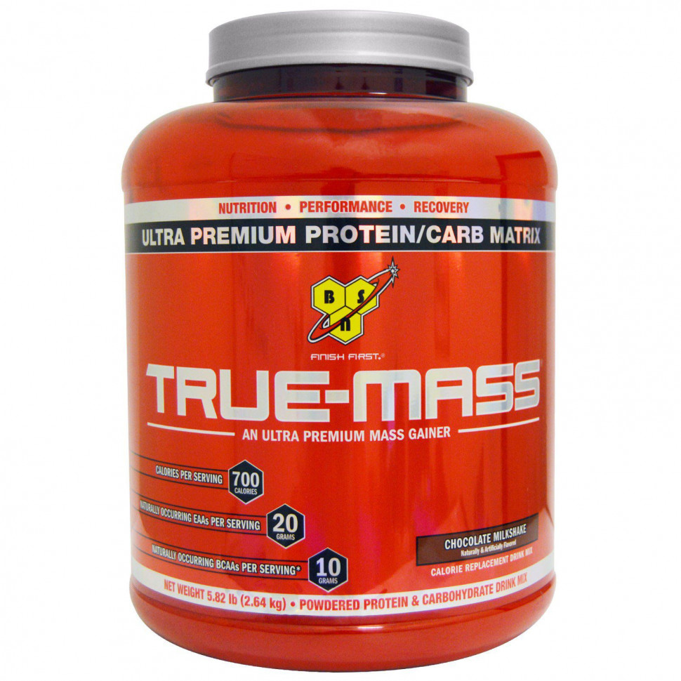  BSN, True-Mass, Ultra Premium Protein/Carb Matrix,   , 2,64  (5,82 )  Iherb ()