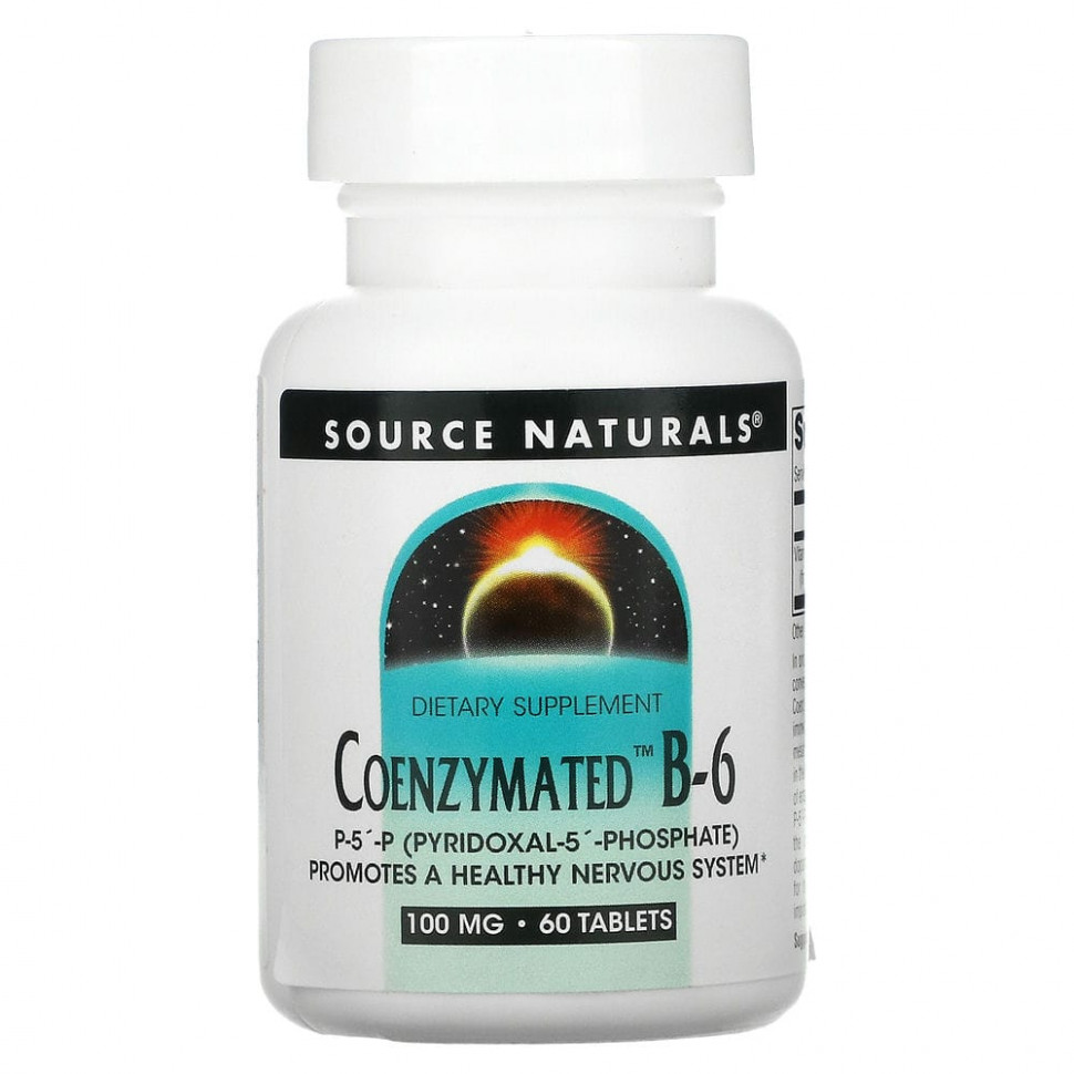 Source Naturals,   B6, 100 , 60     , -, 