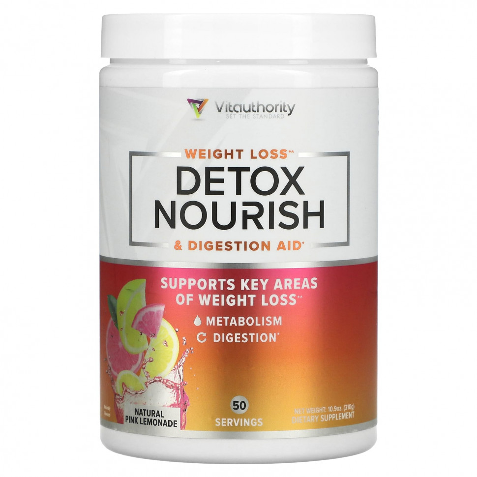 ���������� Vitauthority, Detox Nourish, �������� ��� �������� ���� � ��������� �����������, ����������� ������� �������, 310 � (10,9 �����)  Iherb (������)