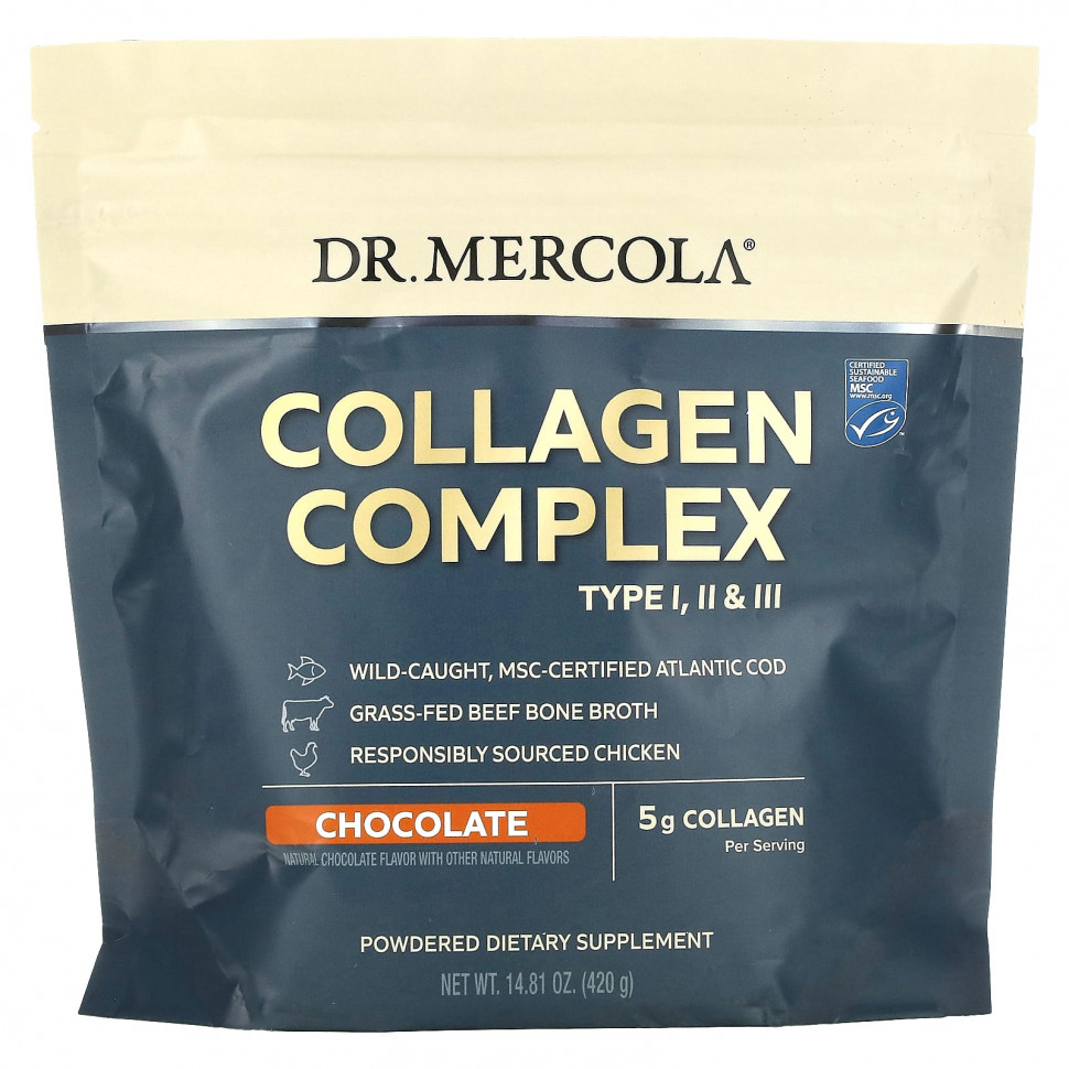 Dr. Mercola, Collagen Complex Type l, ll & lll, , 5 , 420  (14,81 )    , -, 