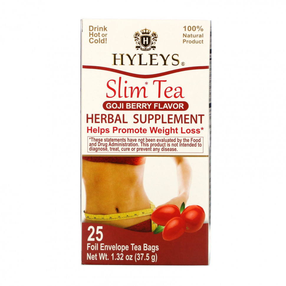 Hyleys Tea, Slim Tea,  , 25     , 1,32  (37,5 )    , -, 