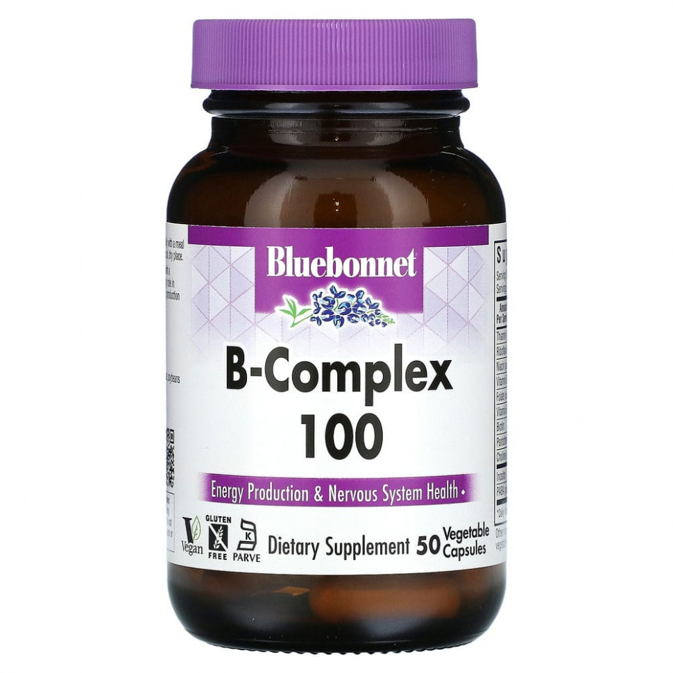 Bluebonnet Nutrition, B-Complex 100,   B, 50      , -, 