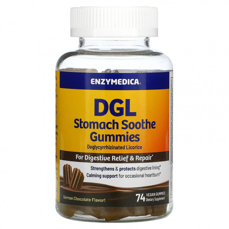 Enzymedica, DGL Stomach Soothe Gummies,  , 74       , -, 