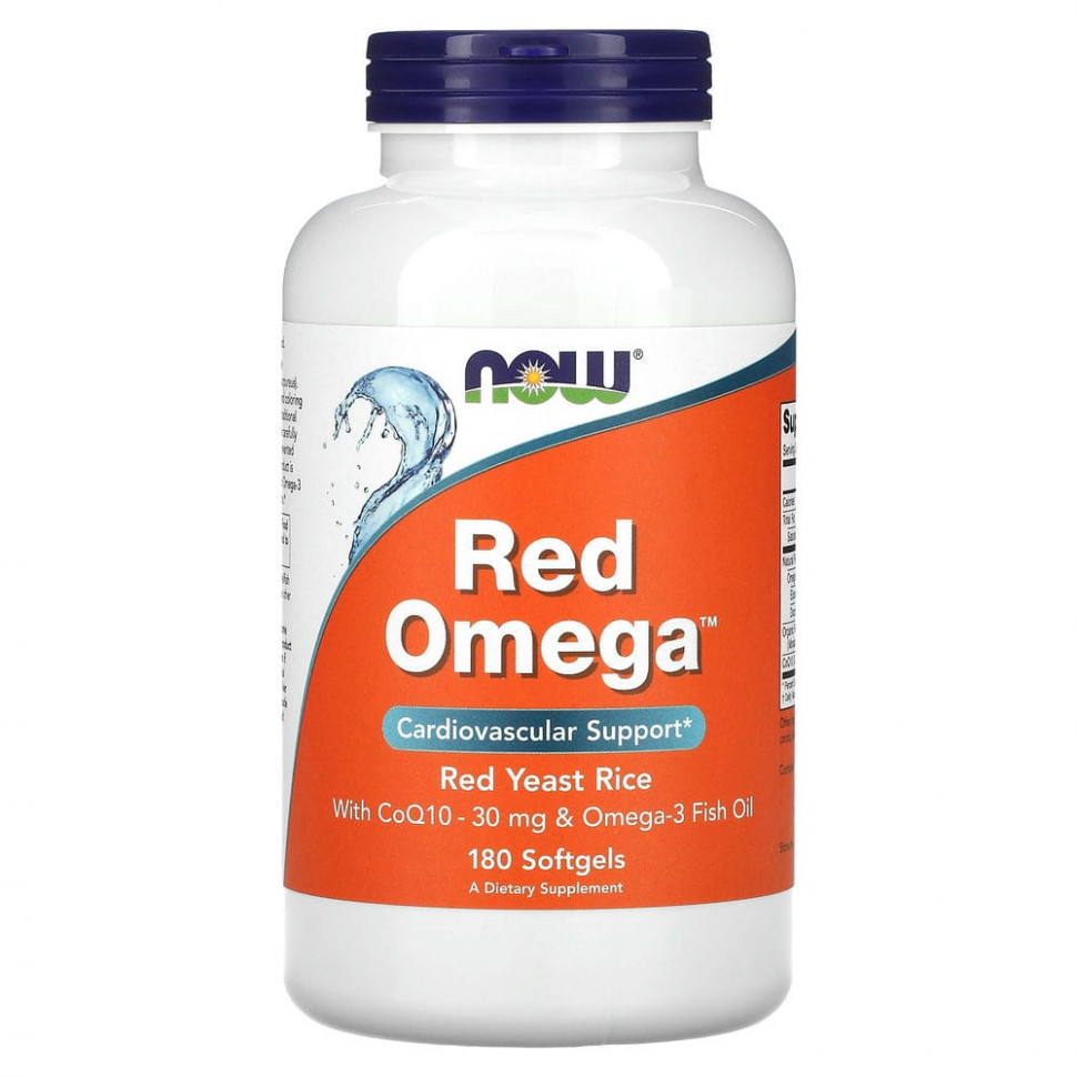 NOW Foods, Red Omega, 180      , -, 