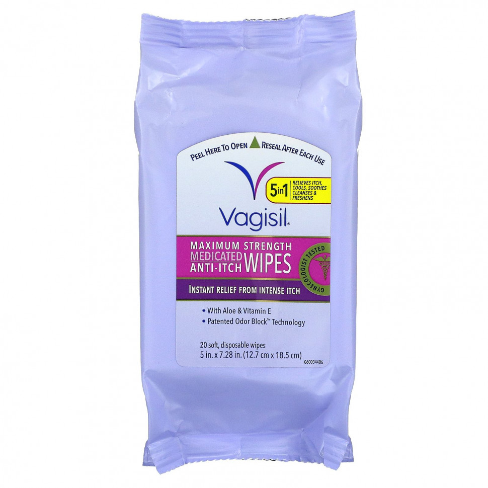 Vagisil,     ,  , 20   , 5  x 7,28     , -, 