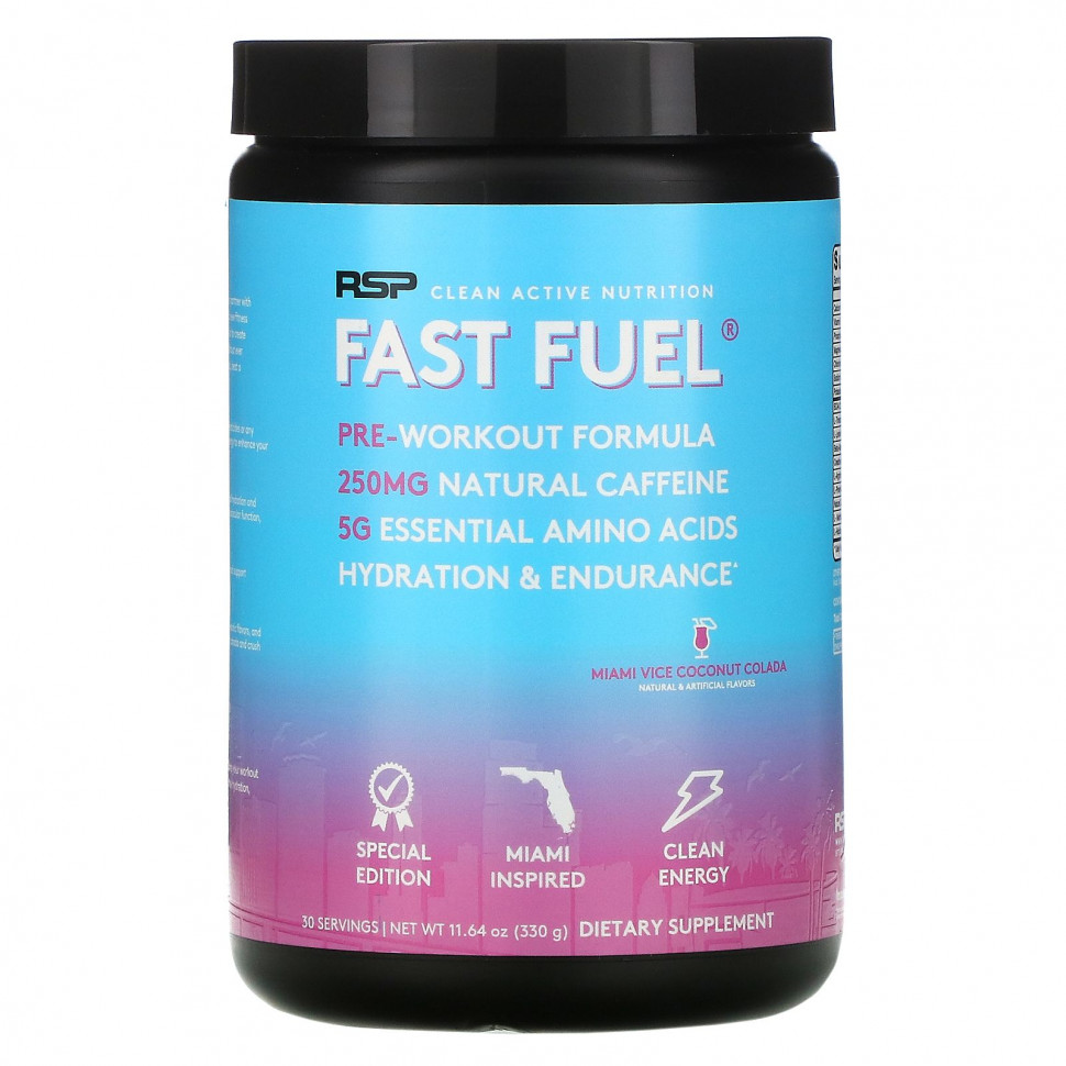 RSP Nutrition, Fast Fuel,   ,    ,     Miami Vice, 330  (11,64 )    , -, 