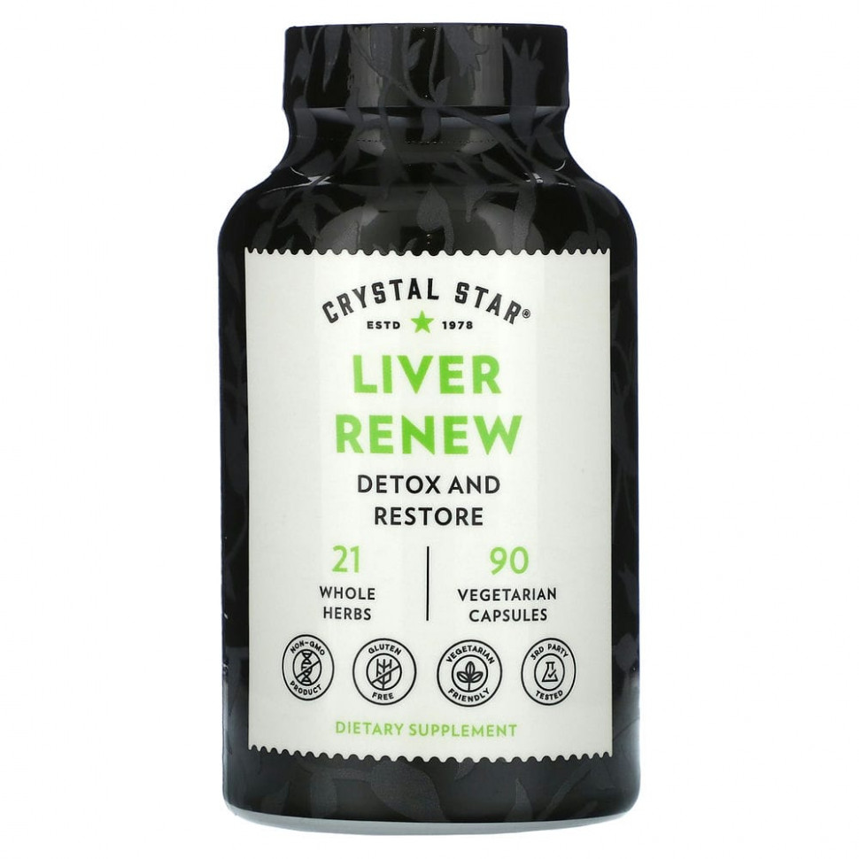 Crystal Star, Liver Renew, 90      , -, 