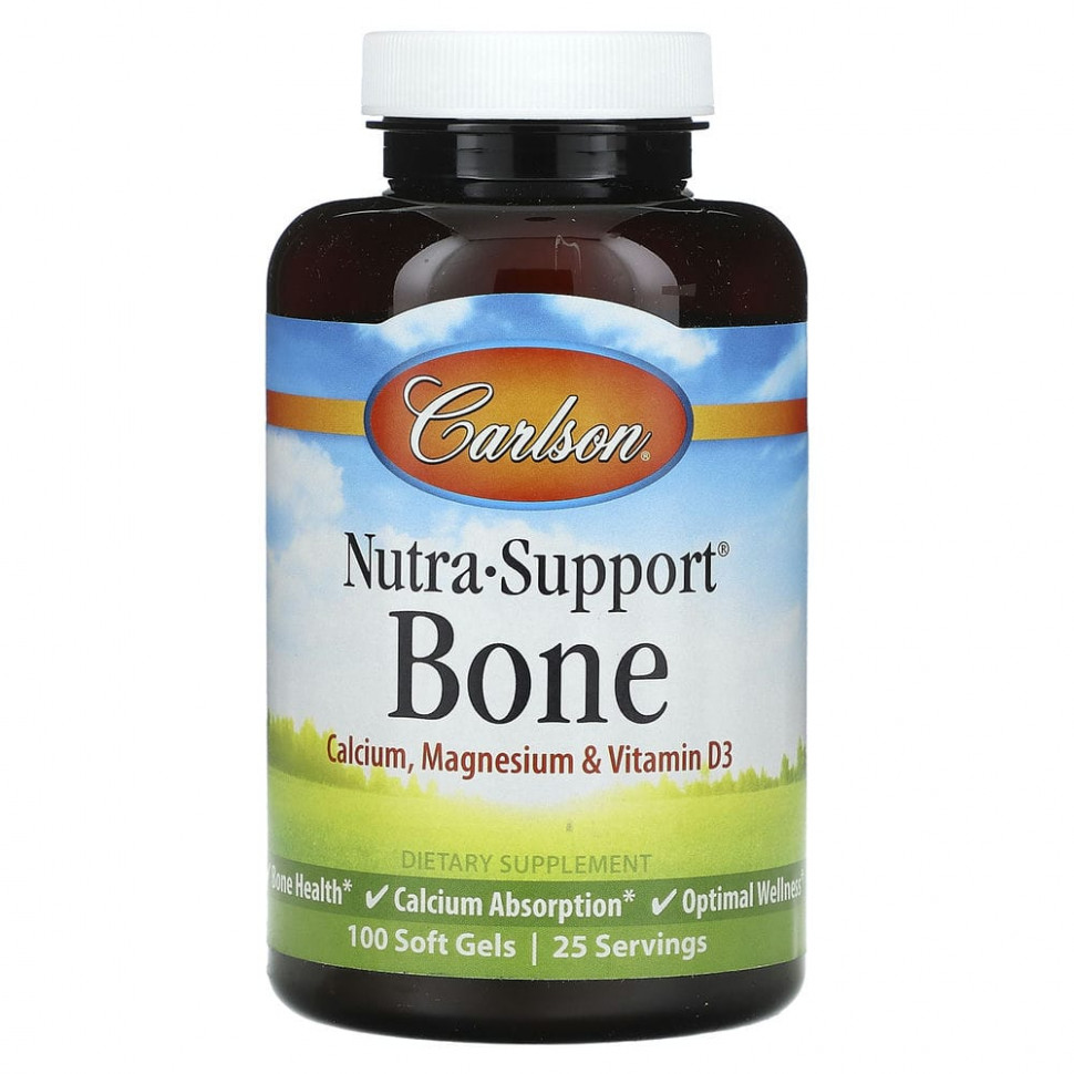 ���������� Carlson, Nutra-Support, ��� ������, 100 ������ ��������  Iherb (������)