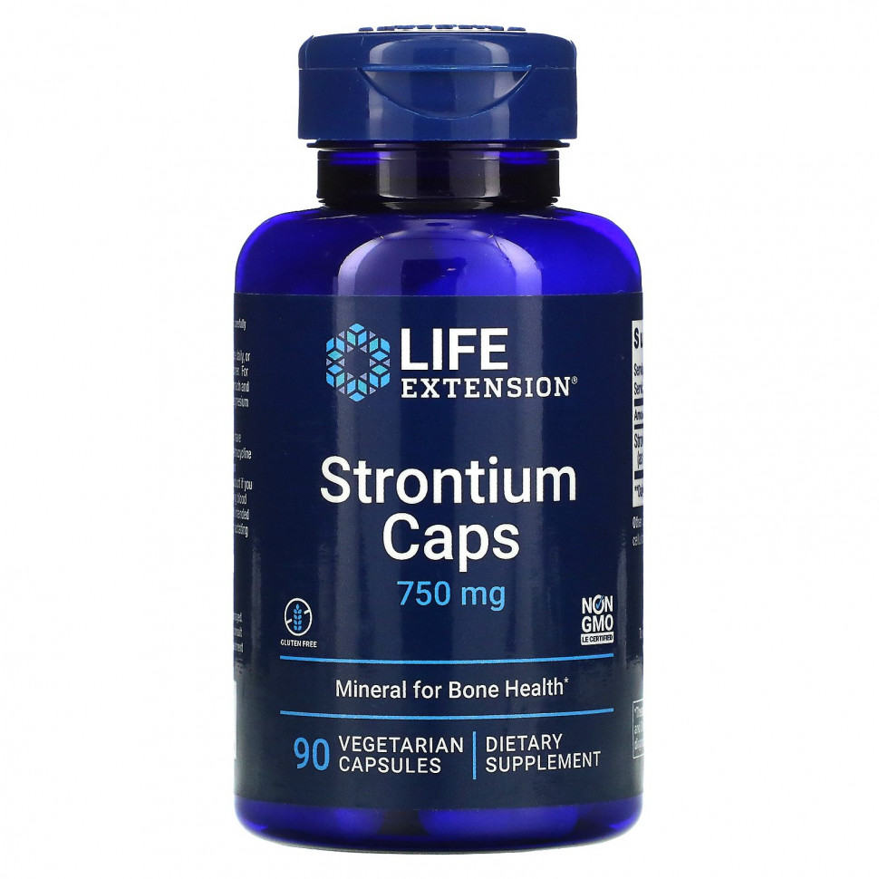 Life Extension, Strontium Caps (  ),    , 250 , 90      , -, 