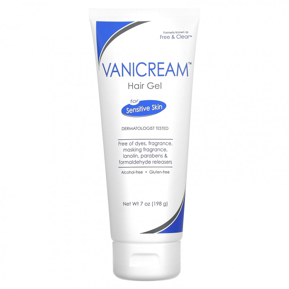 Vanicream, Hair Gel, For Sensitive Skin, 7 oz. (198 g)    , -, 