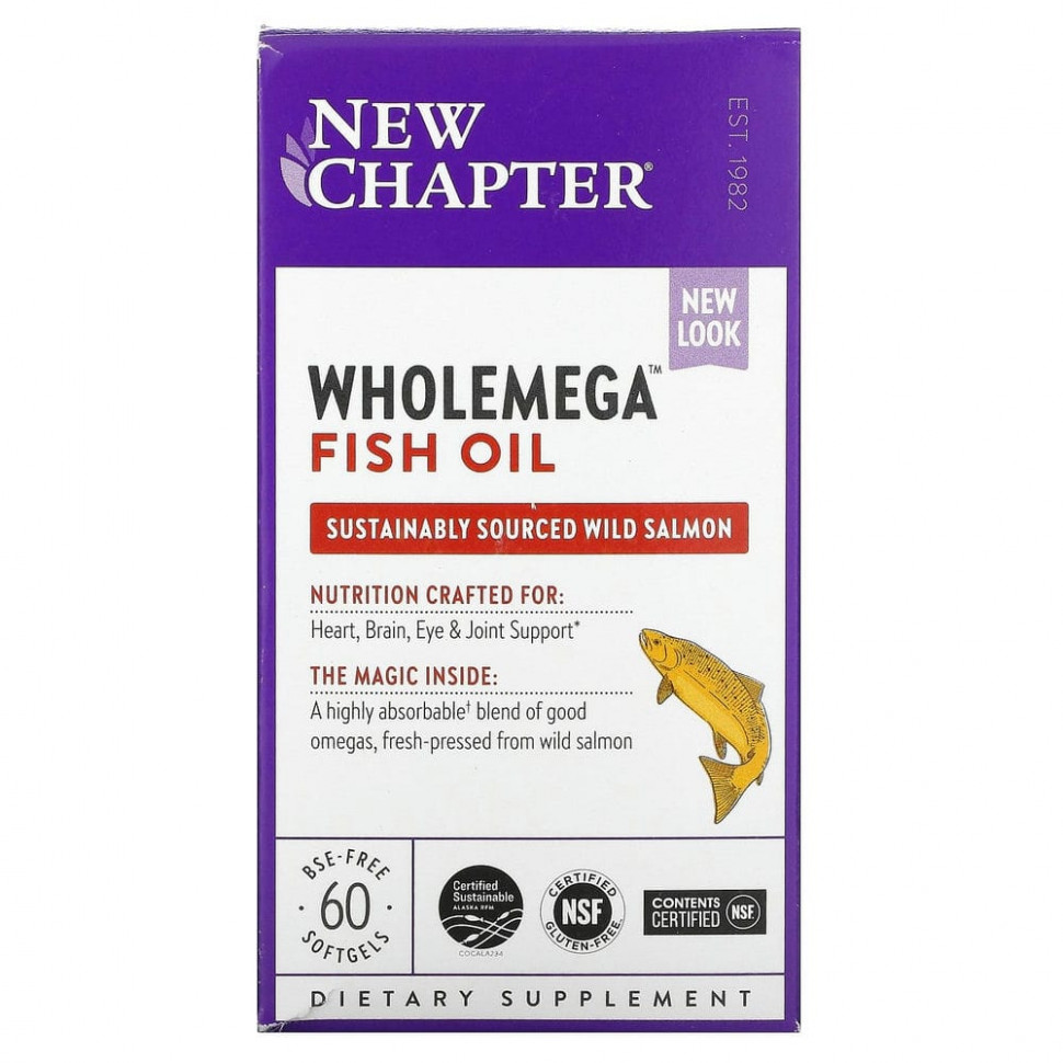 New Chapter,   Wholemega, 60      , -, 