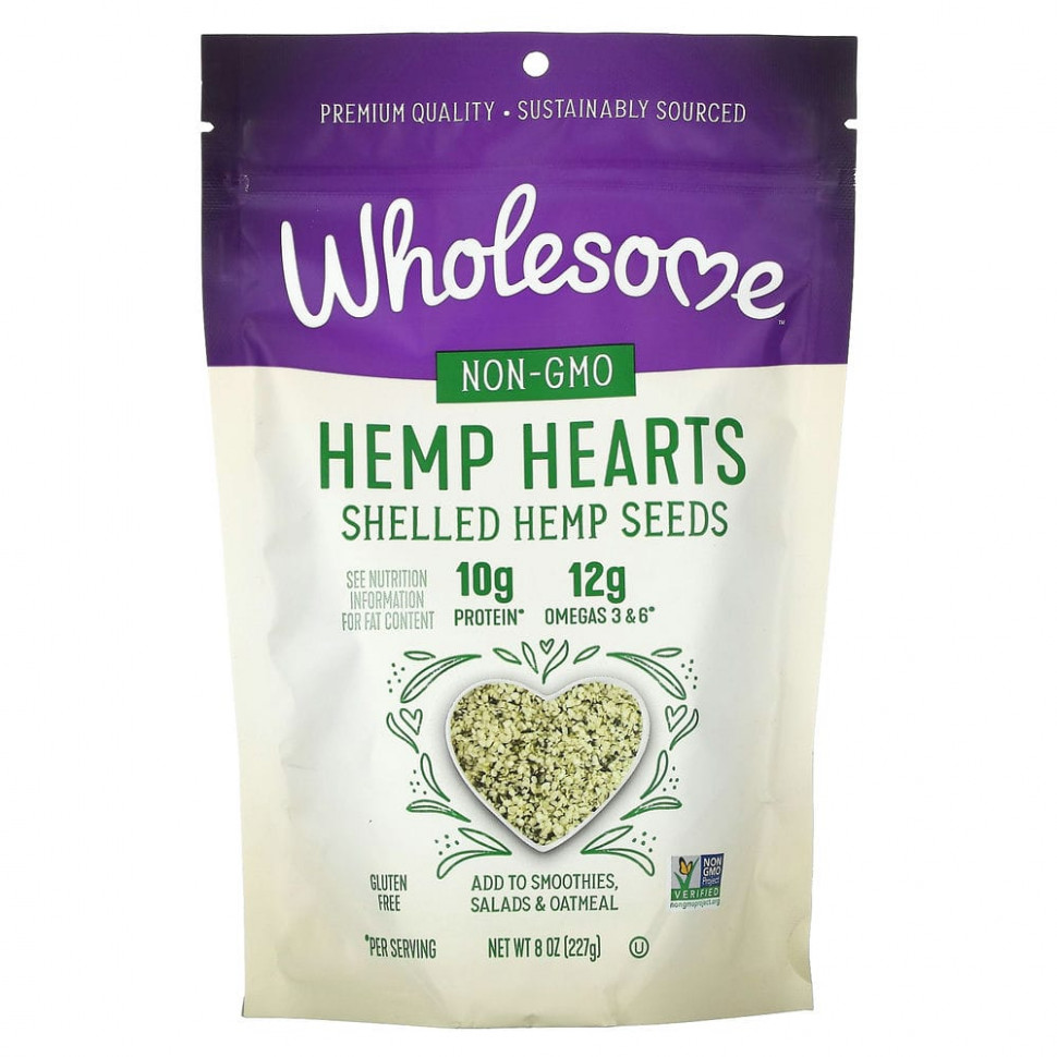 Wholesome Sweeteners, Hemp Hearts,    , 227  (8 )    , -, 