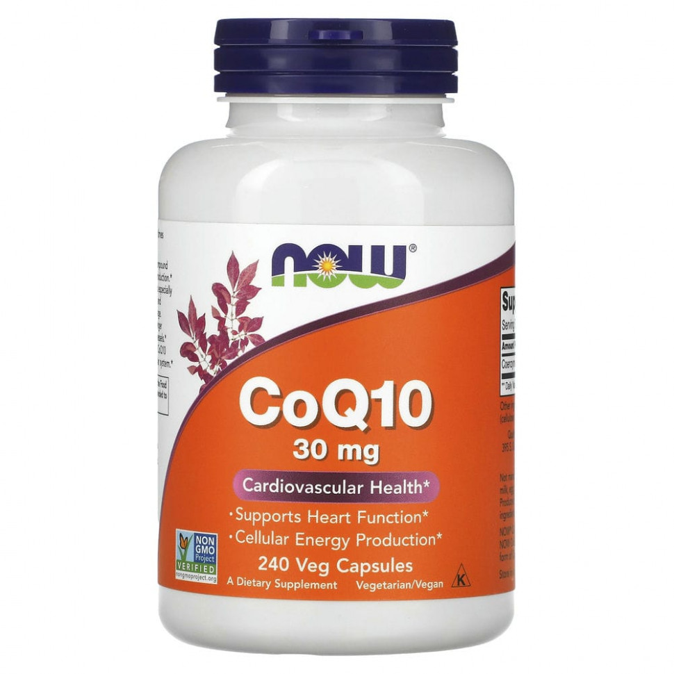 NOW Foods, CoQ10, 30 , 240      , -, 