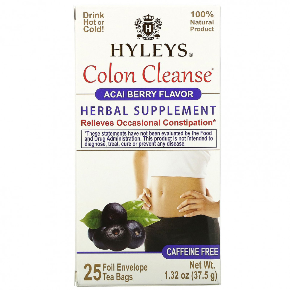 Hyleys Tea, Colon Cleanse,  ,  , 25     ,  1,5  (0,05 )    , -, 