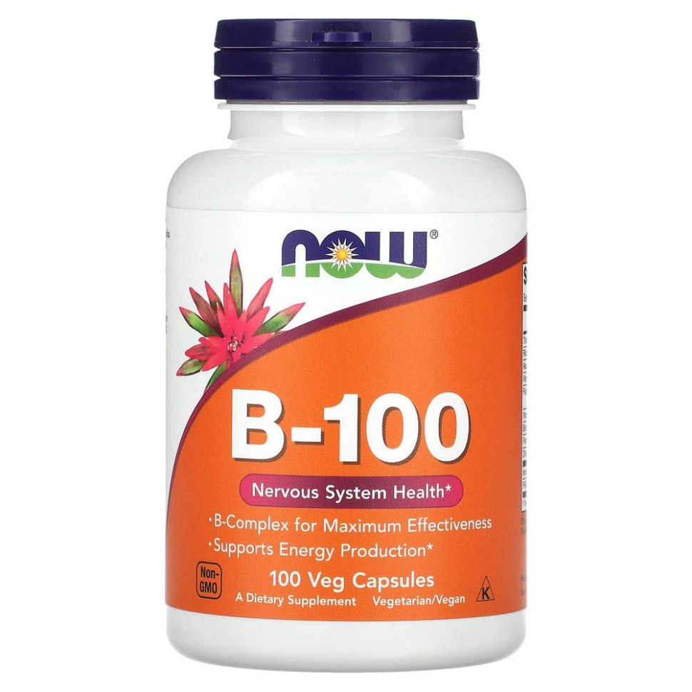 NOW Foods, B-100, 100      , -, 