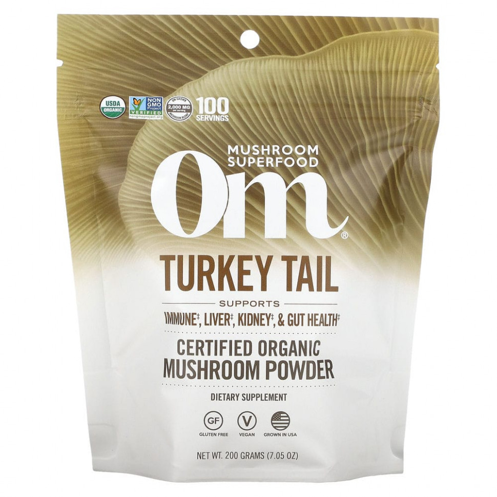  Om Mushrooms, Turkey Tail,    , 200  (7,05 )  Iherb ()