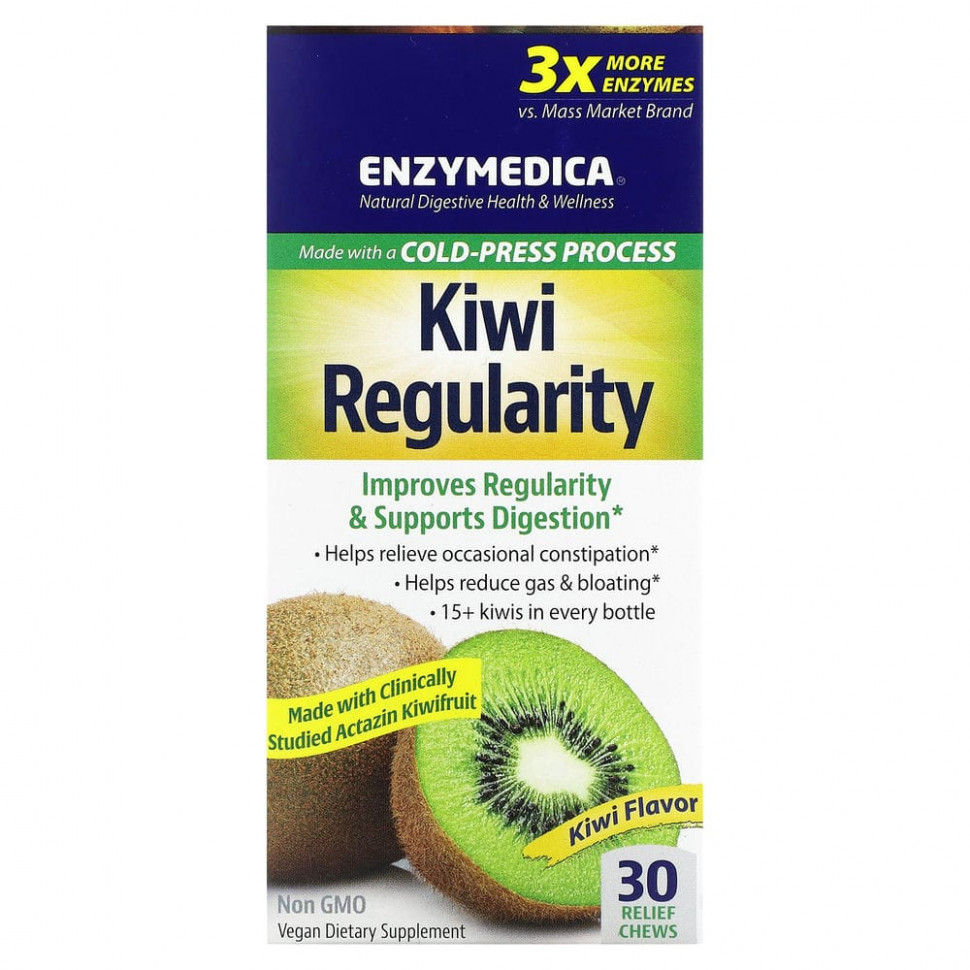 Enzymedica, Kiwi Regularity,  , 30         , -, 