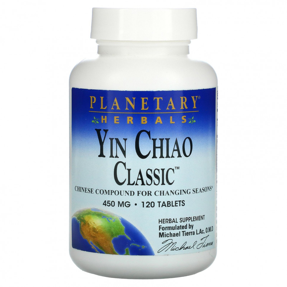 Planetary Herbals, Yin Chiao Classic, 450 , 120     , -, 
