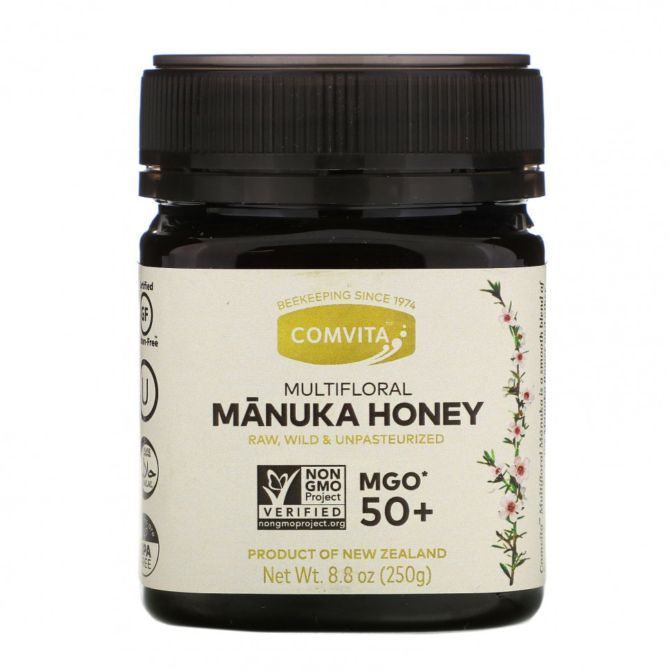 Comvita, Multifloral Manuka Honey, MGO 50+, 8.8 oz (250 g)    , -, 