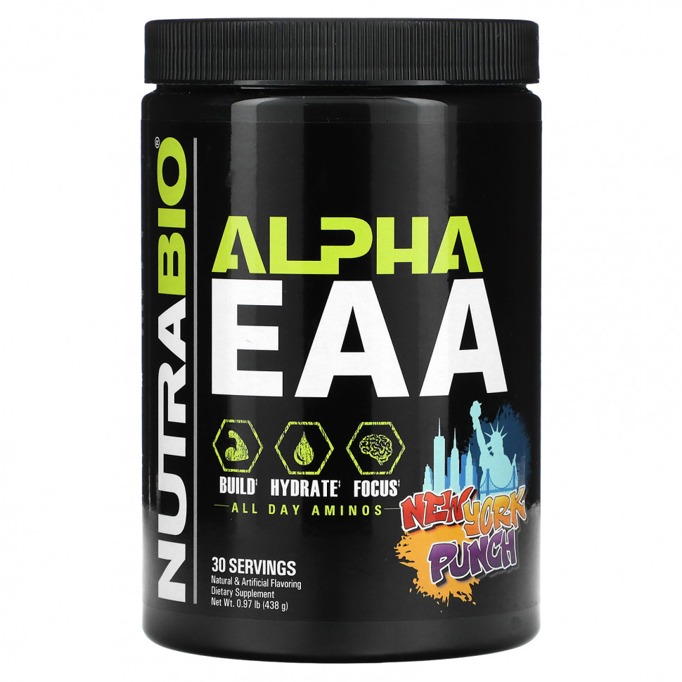 Nutrabio Labs, Alpha EAA, New York Punch, 438  (0,97 )    , -, 