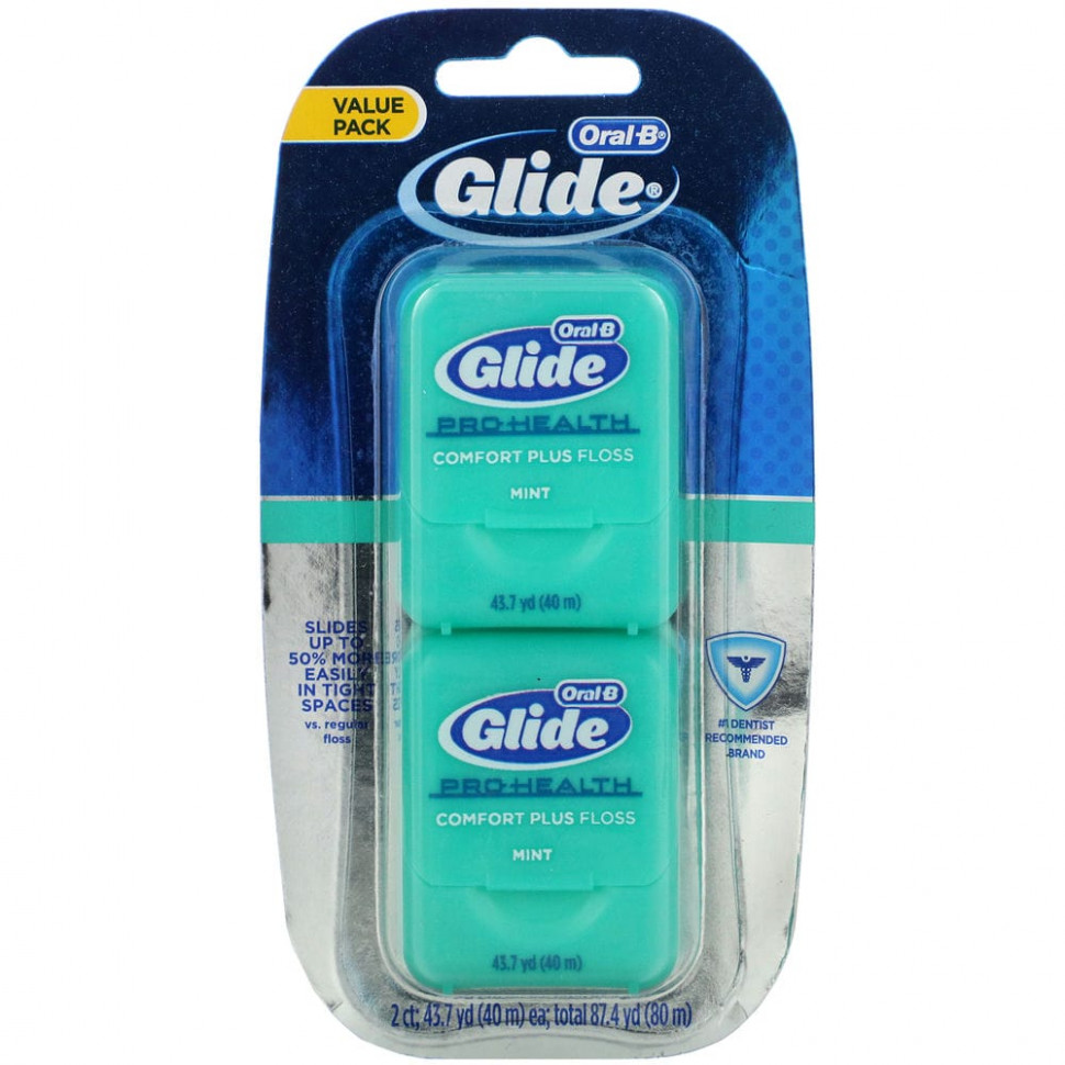 Oral-B, Glide, Pro-Health,  Comfort Plus, , 2 , 43,7  (40 )     , -, 