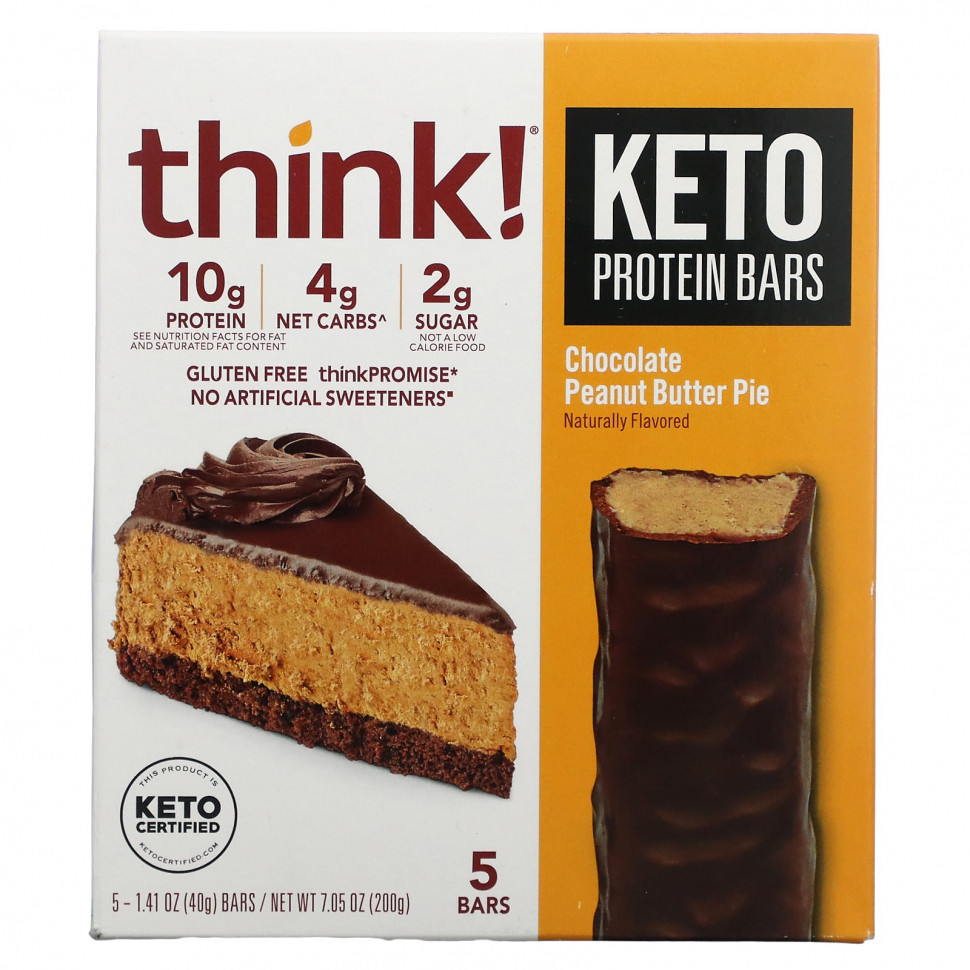 Think !, Keto Protein Bars,     , 5 , 40  (1,41 )     , -, 