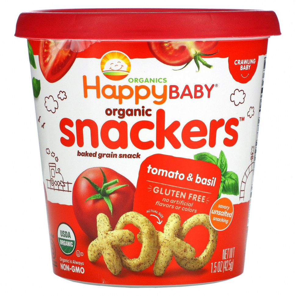 Happy Family Organics, Organic Snackers,   , 42,5  (1,5 )    , -, 