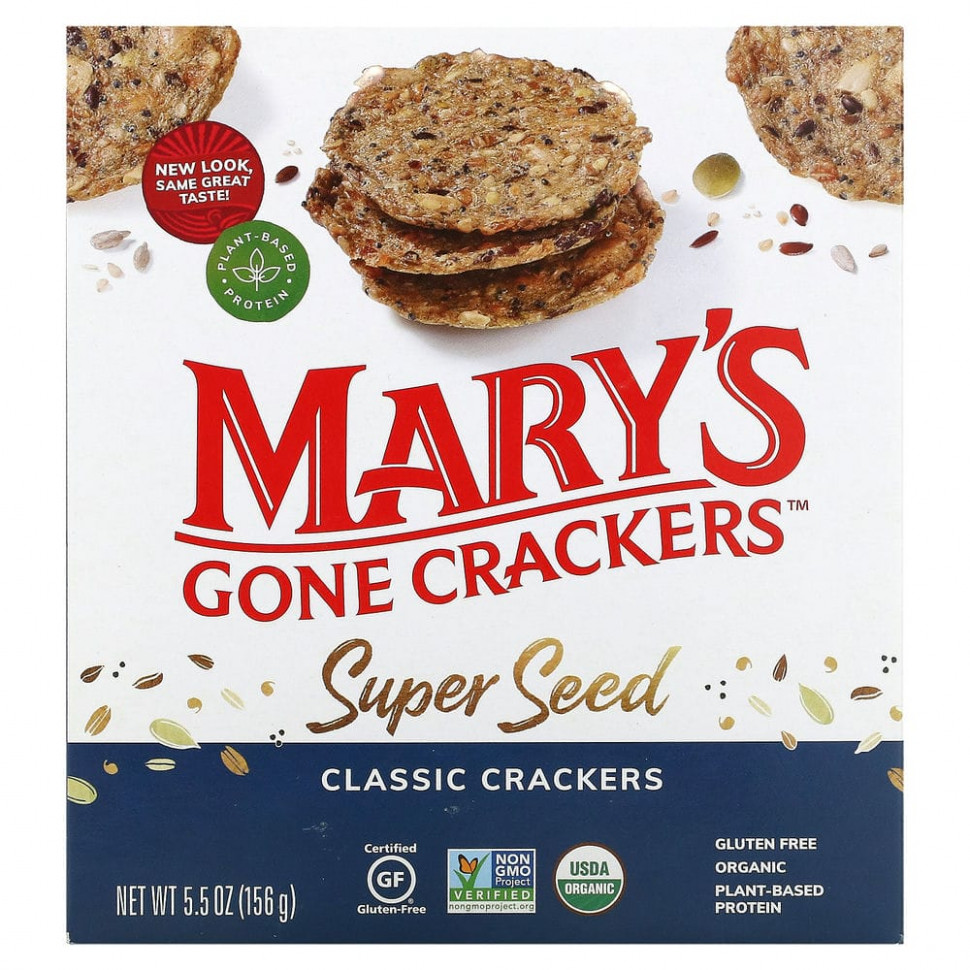 Mary's Gone Crackers, Super Seed,  ,  , 156  (5,5 )    , -, 