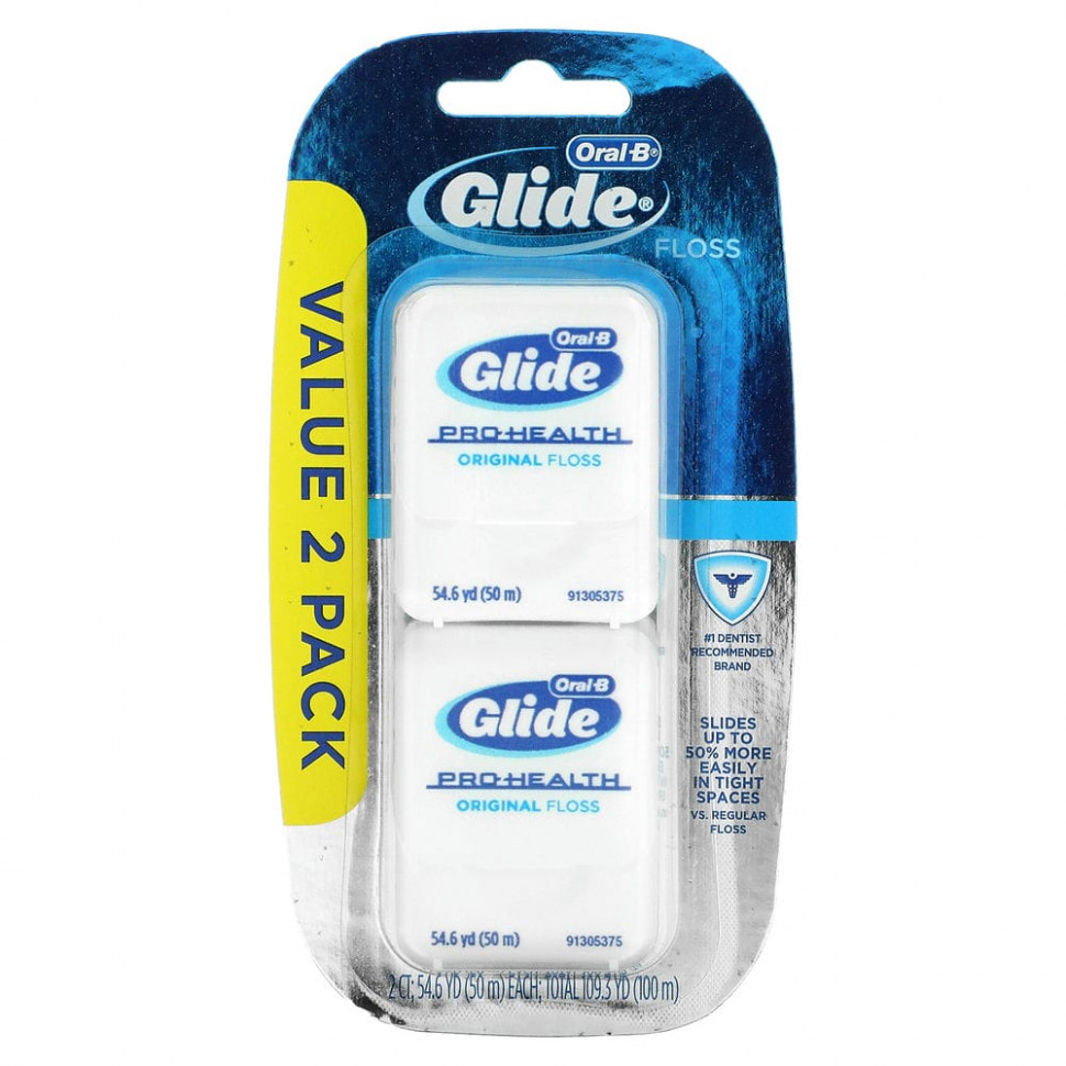 Oral-B, Glide, Pro-Health,   , 2 Ct, 54,6  (50 )     , -, 