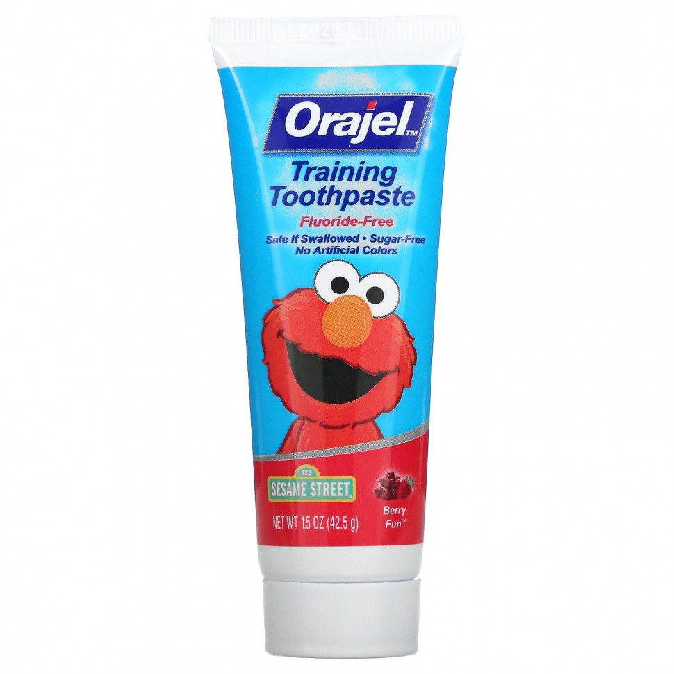 Orajel, Elmo Training Toothpaste,  ,  3   4 , Berry Fun, 42,5  (1,5 )    , -, 