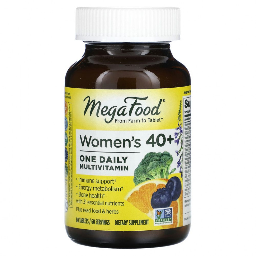 MegaFood, Women Over 40,     40 ,      , 60     , -, 