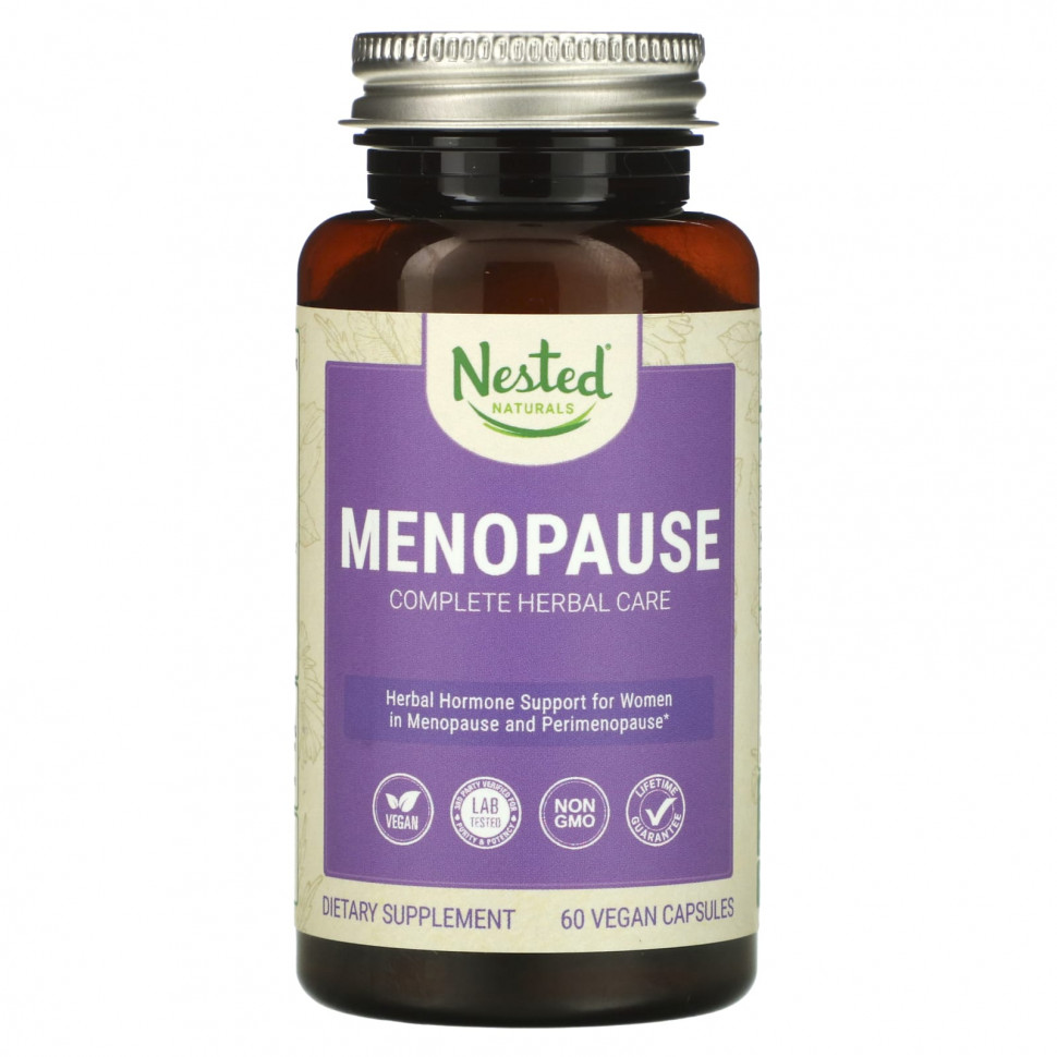 Nested Naturals, Menopause Complete Herbal Care, 60      , -, 