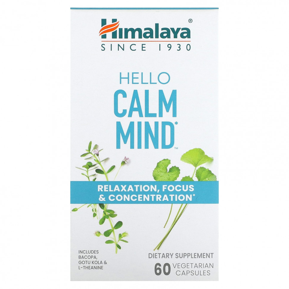  Himalaya, Hello Calm Mind, 60    Iherb ()