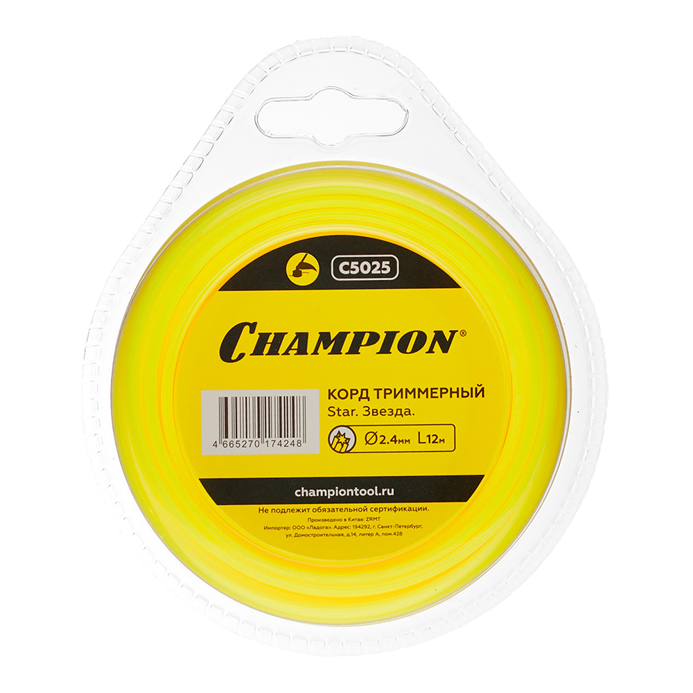 ���������� ����� ��� �������� Champion Star ������ 2,4 �� � 12 � ������ (C5025)  